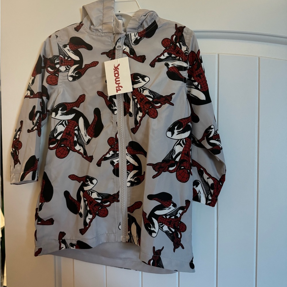 Marvel Spider-Man lightweight size 2T wind breaker